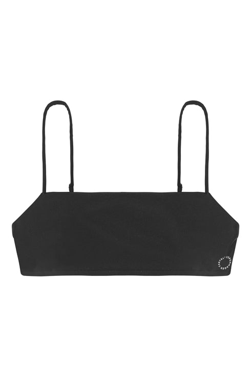 Copenhagen Cartel - Sanur justerbare stropper bikini top bandeau - Nero